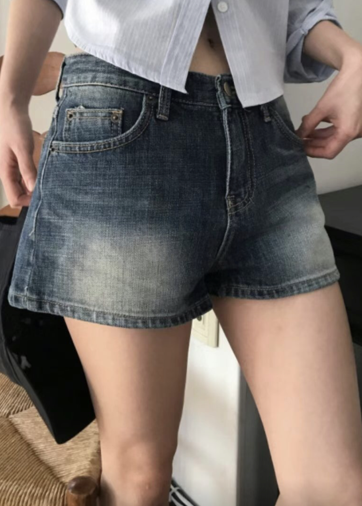OOT韓國直郵㊣女裝新品推薦25春夏人氣休閑熱賣時尚短褲OOT短褲圖色1