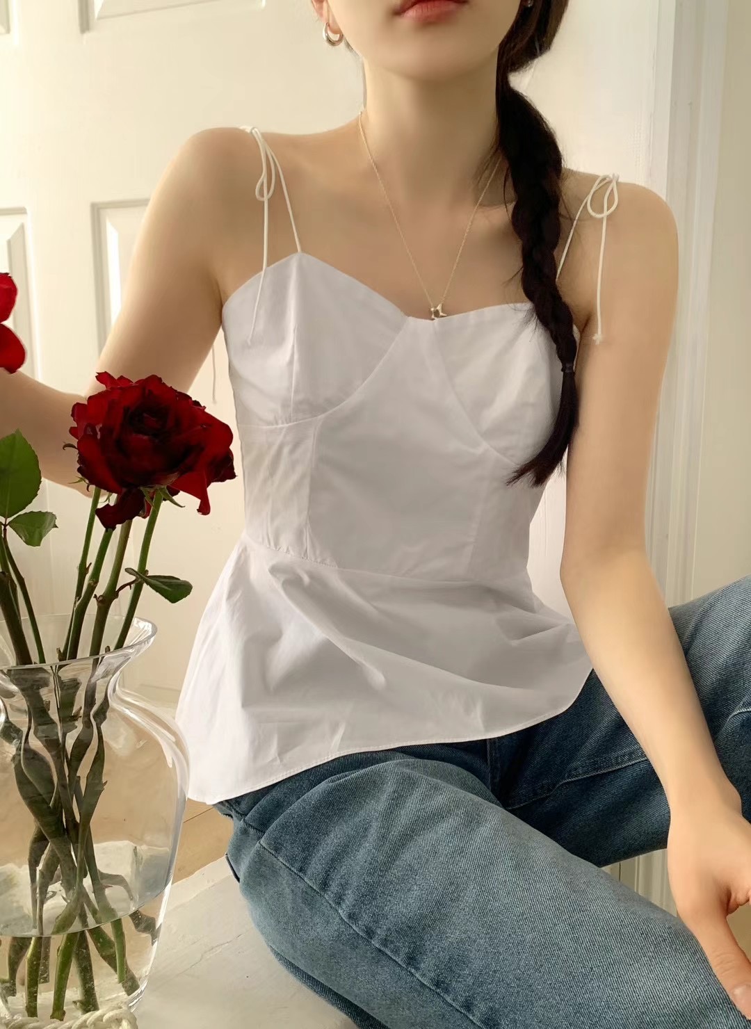 OUIR韓國直郵㊣東大門實拍女裝新款25春夏時尚熱賣吊帶背心OUIR吊帶/背心