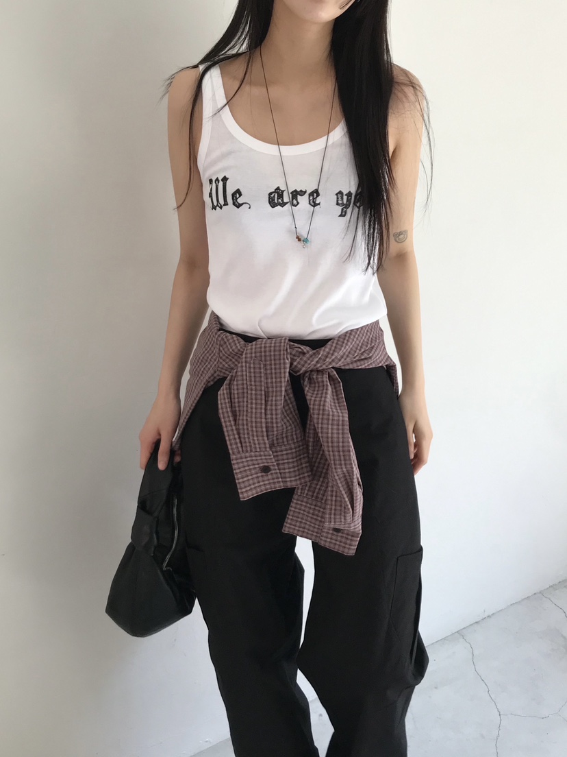 ESCHER直郵韓國代購㊣女裝新品時尚推薦人氣25春夏吊帶背心ESCHER吊帶/背心