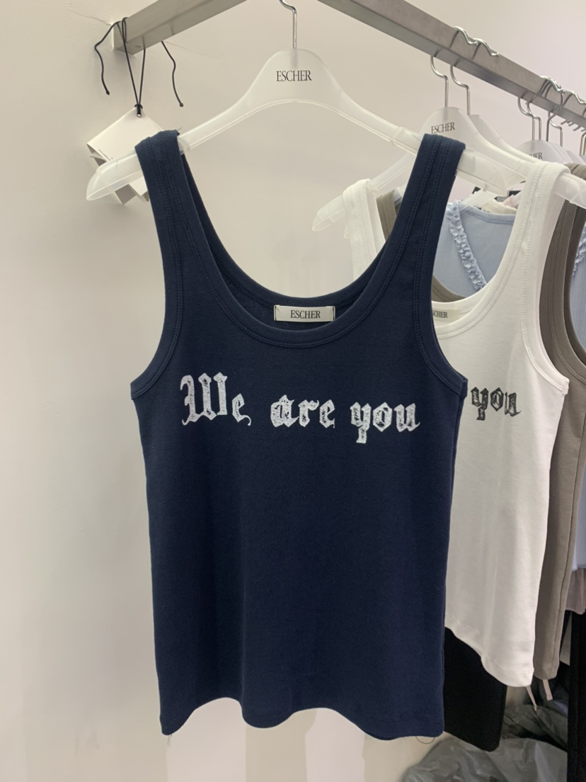 ESCHER直郵韓國代購㊣女裝新品時尚推薦人氣25春夏吊帶背心ESCHER吊帶/背心圖色1
