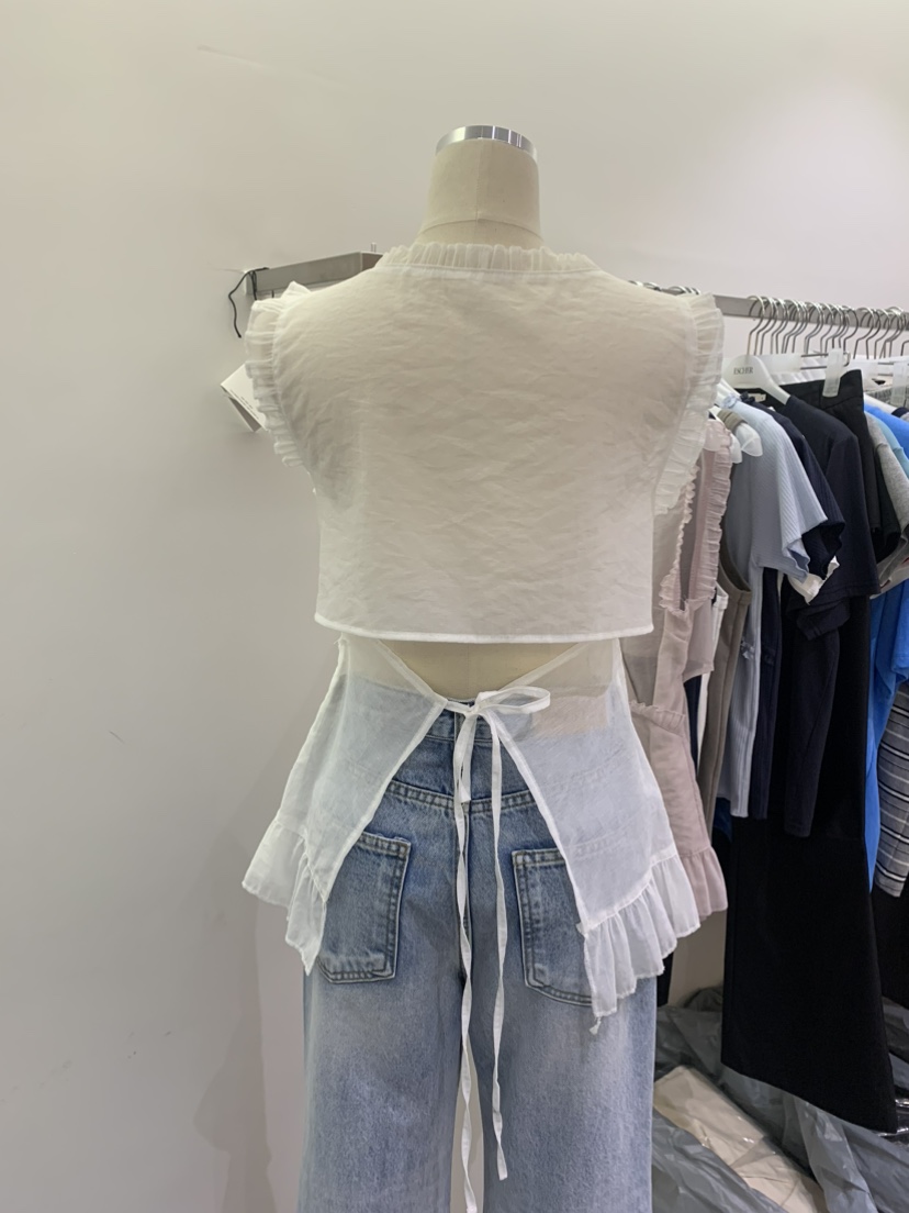 ESCHER韓國㊣直郵東大門代購女裝新品熱賣25春夏休閑吊帶背心ESCHER吊帶/背心