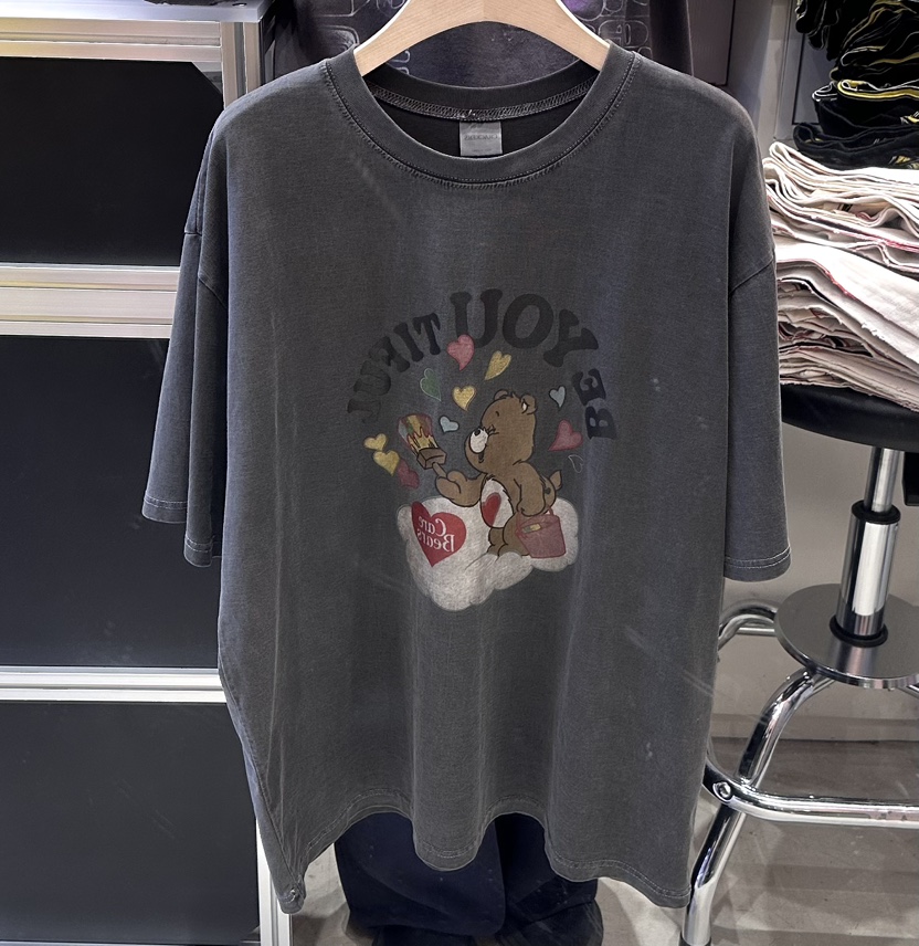 CRACKERS韓國㊣直郵東大門代購女裝新品時尚25春夏人氣休閑T恤CRACKERST恤圖色3