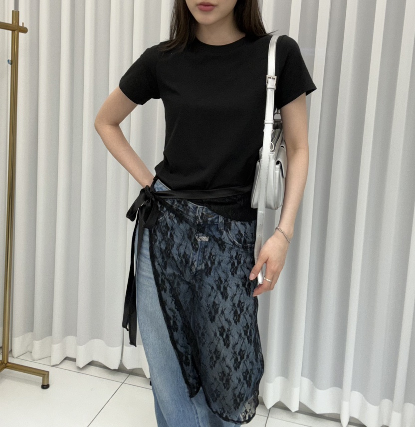 JMIND韓國直郵㊣女裝新品推薦時尚25春夏人氣休閑T恤莫代爾JMINDT恤