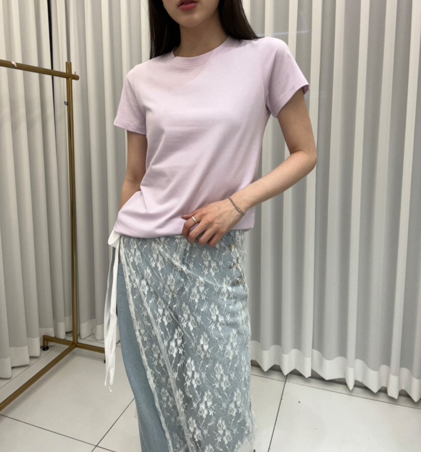 JMIND韓國直郵㊣女裝新品推薦時尚25春夏人氣休閑T恤莫代爾JMINDT恤圖色2