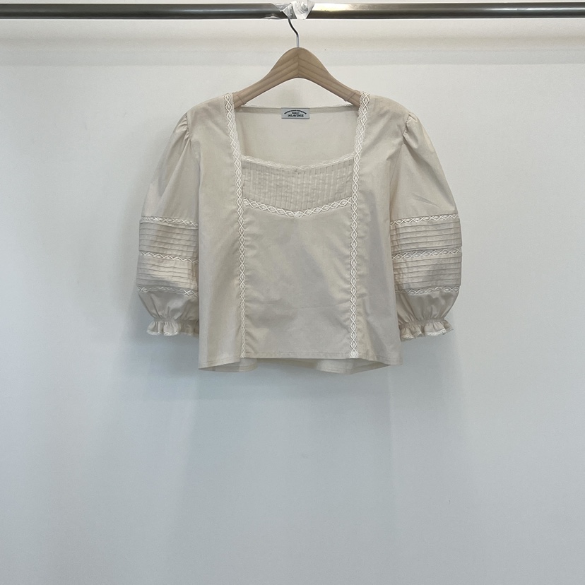 140 AVENUE韓國直郵㊣東大門實拍女裝新品時尚襯衫蕾絲衫刺繡140 AVENUE襯衫/蕾絲衫圖色2