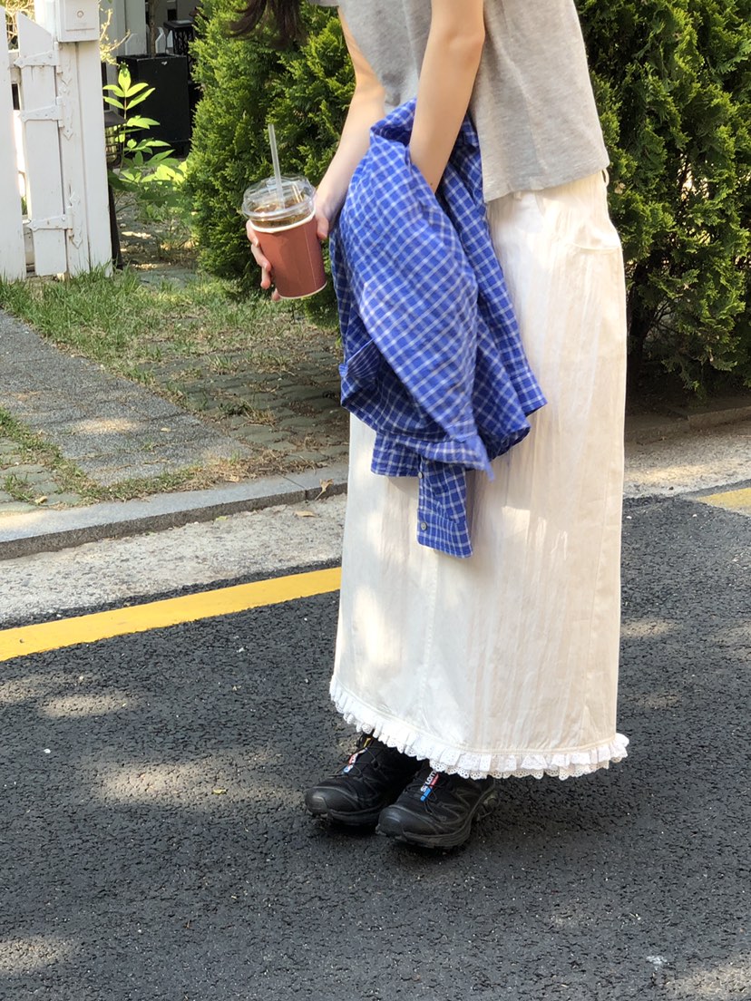 ERUME直郵韓國代購㊣女裝新品休閑時尚人氣推薦熱賣25春夏長裙ERUME長裙