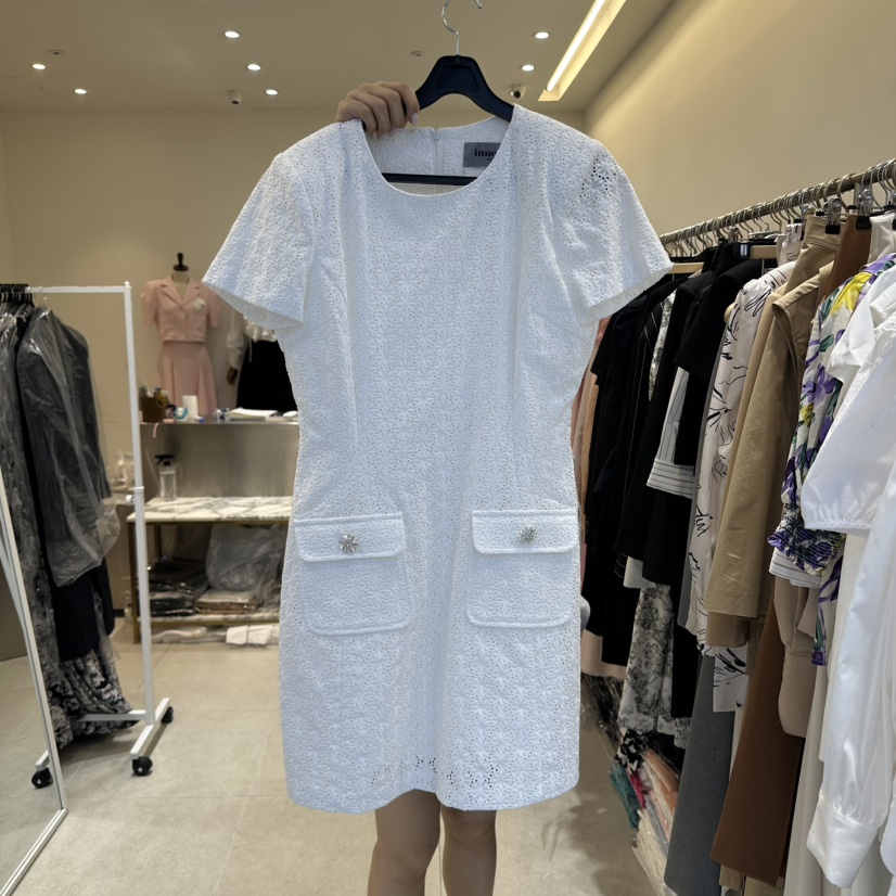 INNO韓國直郵㊣東大門實拍女裝新款休閑人氣時尚推薦連衣裙INNO連衣裙