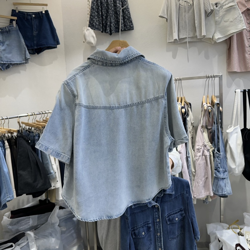 HIPTIQUE直郵韓國代購㊣女裝新品25春夏休閑熱賣襯衫蕾絲衫HIPTIQUE襯衫/蕾絲衫