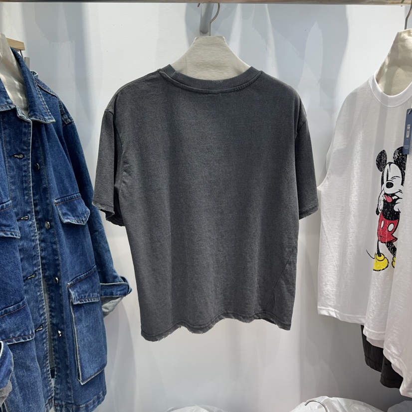 WASHBLUE韓國直郵㊣東大門實拍女裝新品推薦休閑時尚25春夏T恤WASHBLUET恤