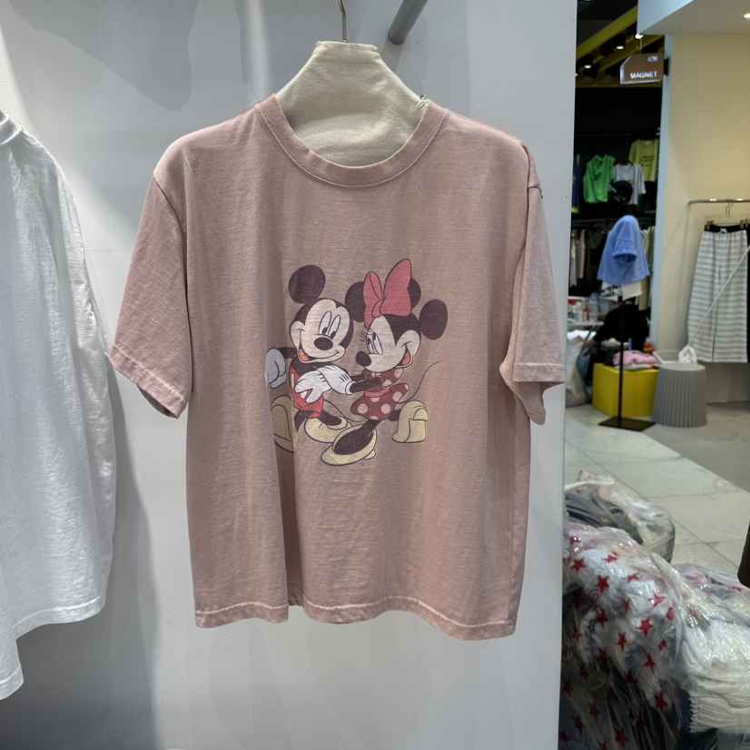 WASHBLUE韓國直郵㊣女裝新品25春夏人氣時尚休閑熱賣推薦T恤WASHBLUET恤圖色2