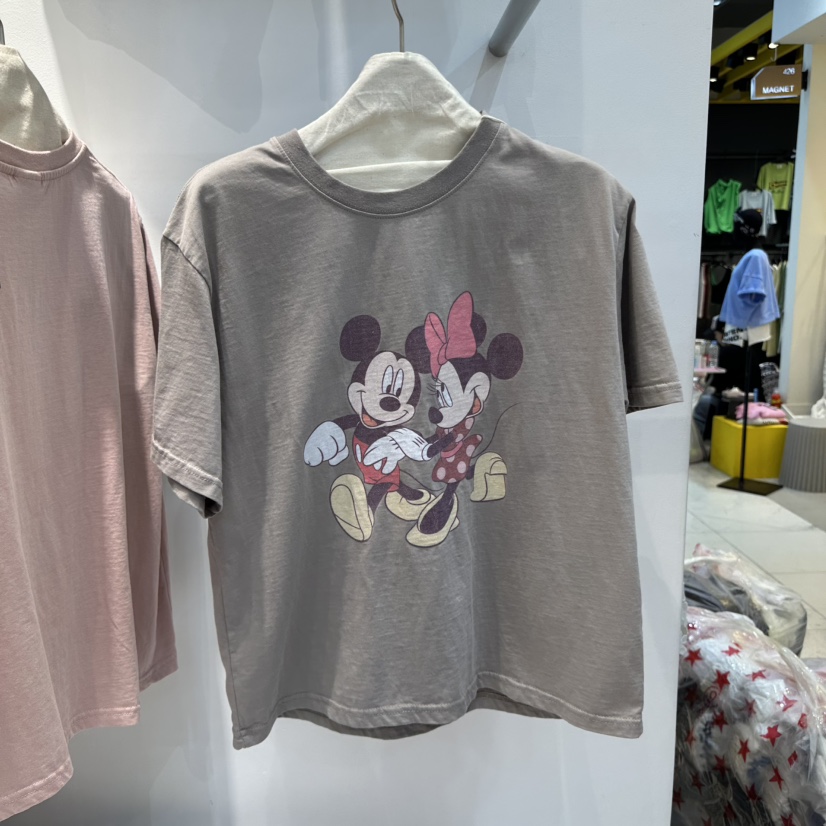 WASHBLUE韓國直郵㊣女裝新品25春夏人氣時尚休閑熱賣推薦T恤WASHBLUET恤圖色3
