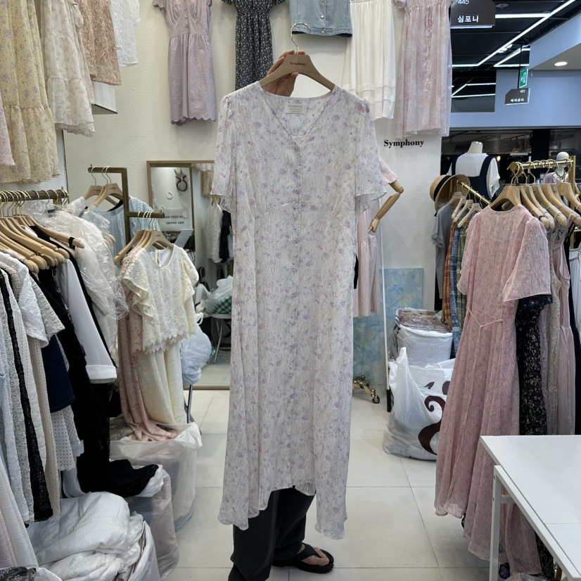 SYMPHONY直郵韓國代購㊣女裝新品時尚推薦休閑熱賣25春夏連衣裙SYMPHONY連衣裙