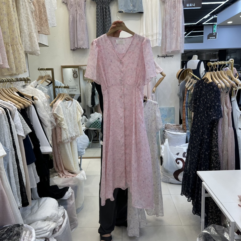 SYMPHONY直郵韓國代購㊣女裝新品時尚推薦休閑熱賣25春夏連衣裙SYMPHONY連衣裙圖色2