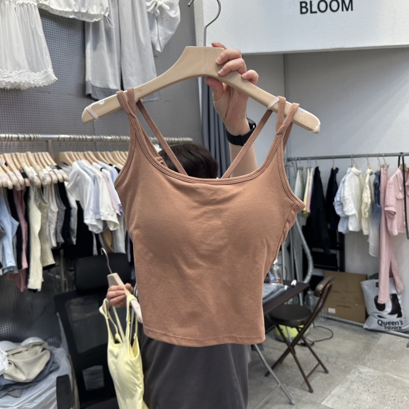 BLOOM韓國㊣直郵東大門代購女裝新品休閑時尚熱賣推薦吊帶背心BLOOM-Q吊帶/背心圖色5