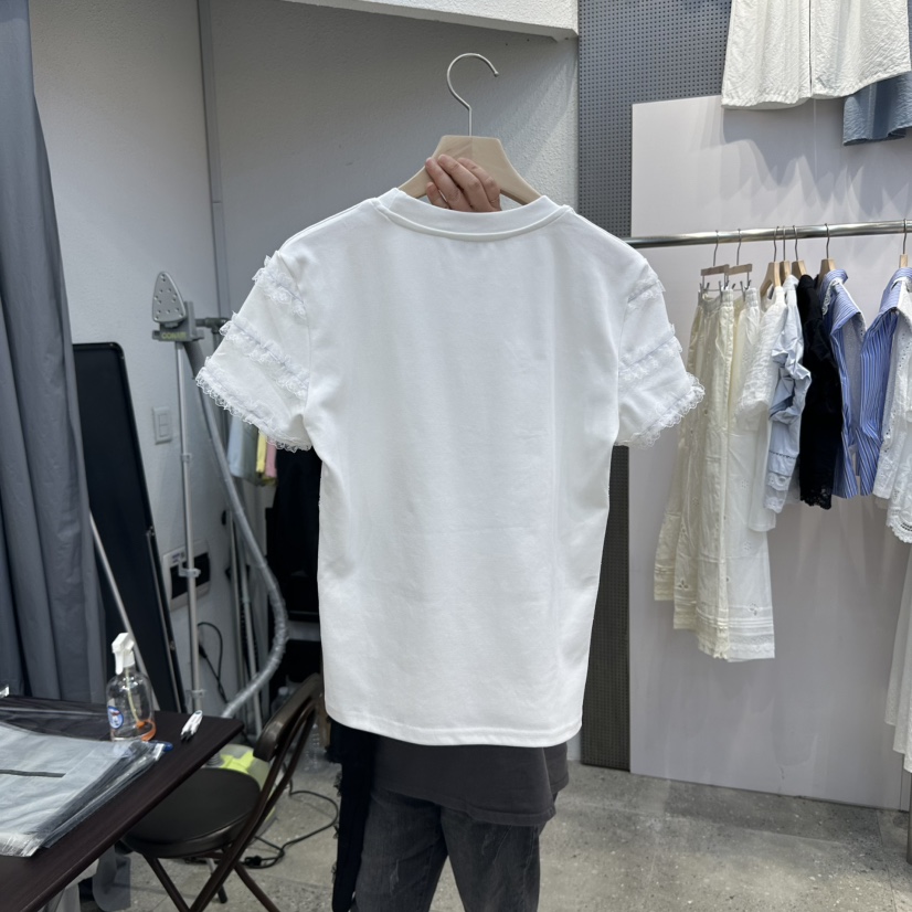 BLOOM韓國直郵㊣東大門實拍女裝新品休閑25春夏人氣熱賣T恤BLOOM-QT恤