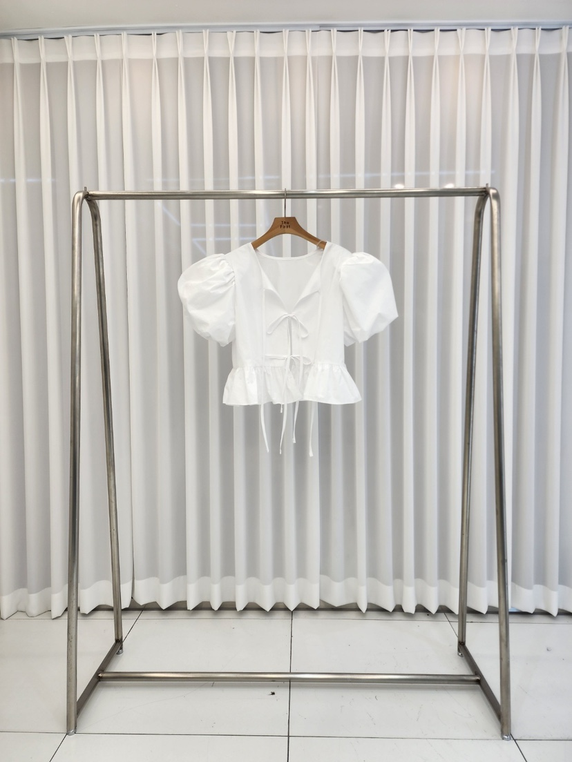 THE FIRST-Q韓國直郵㊣東大門實拍女裝新款休閑襯衫蕾絲衫THE FIRST襯衫/蕾絲衫圖色2
