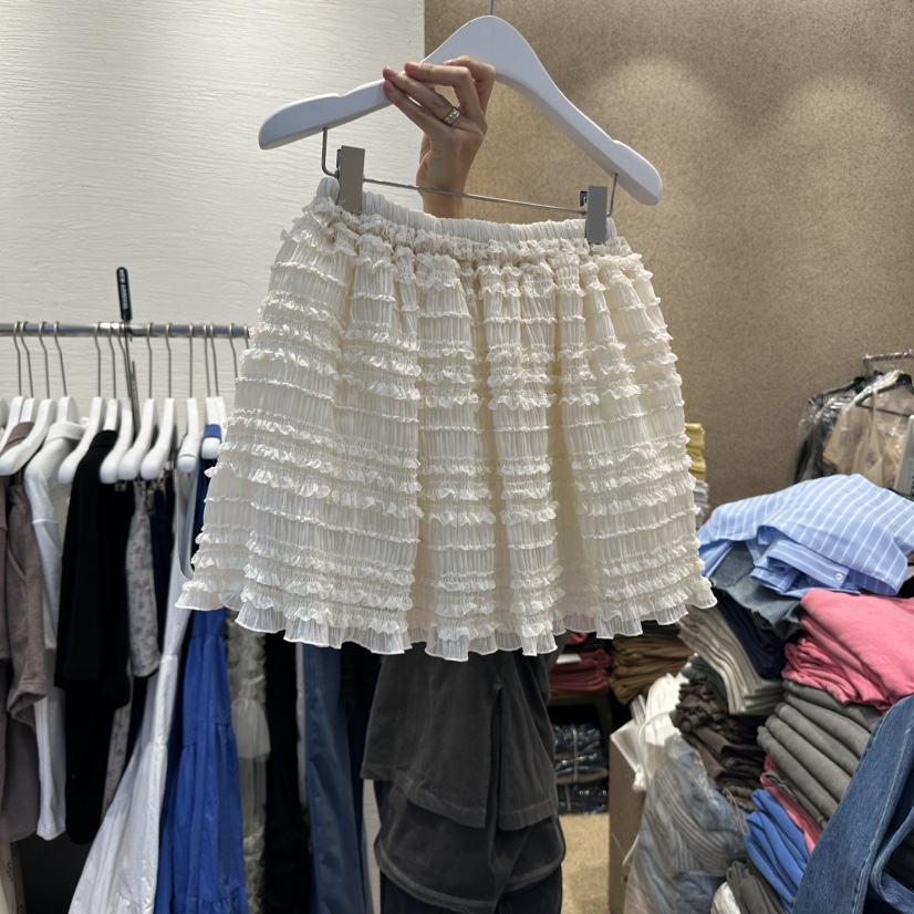 HEIL韓國㊣直郵東大門代購女裝新品熱賣25春夏休閑時尚短裙HEIL短裙
