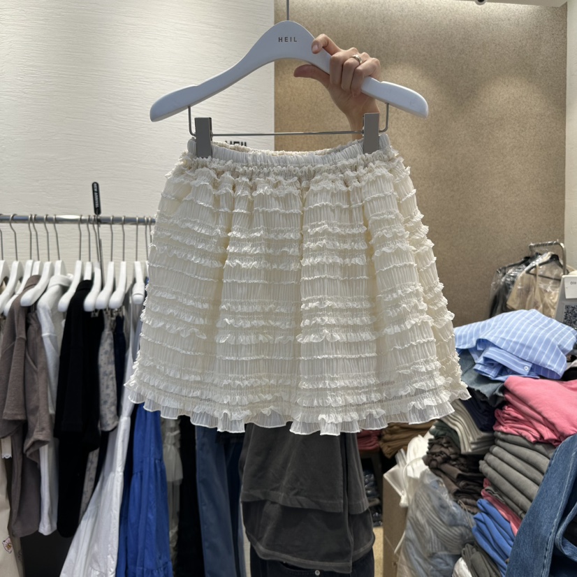 HEIL韓國㊣直郵東大門代購女裝新品熱賣25春夏休閑時尚短裙HEIL短裙
