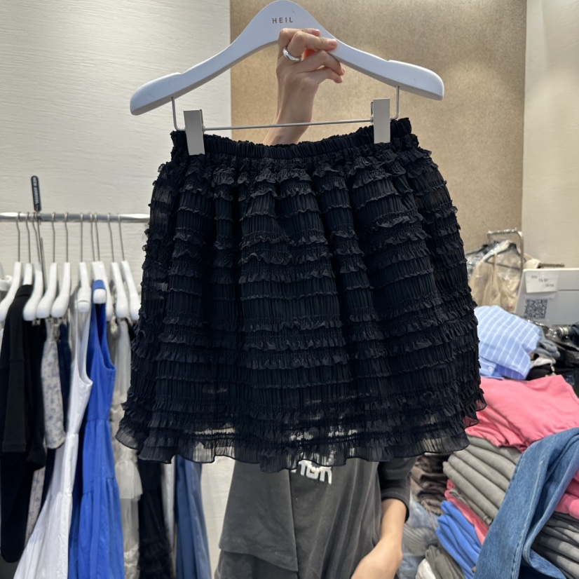 HEIL韓國㊣直郵東大門代購女裝新品熱賣25春夏休閑時尚短裙HEIL短裙圖色2