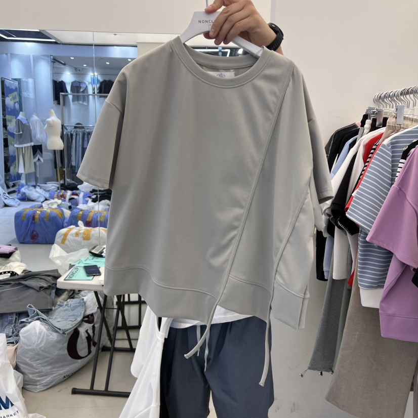 NON CLIP直郵韓國代購㊣女裝新品休閑時尚熱賣推薦25春夏T恤NON CLIPT恤圖色2