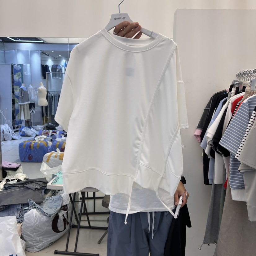 NON CLIP直郵韓國代購㊣女裝新品休閑時尚熱賣推薦25春夏T恤NON CLIPT恤圖色4