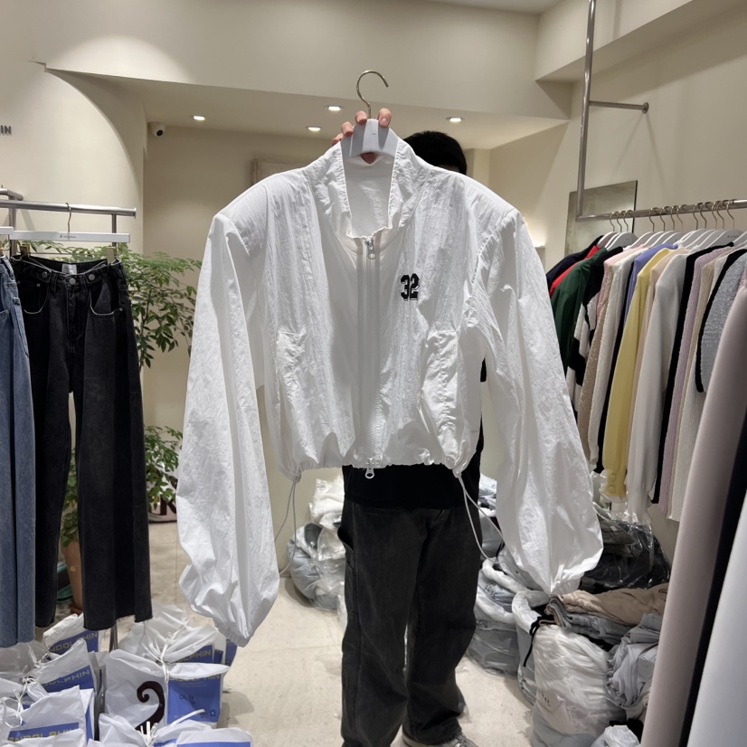 ENDOLPHIN直郵韓國代購㊣女裝新品推薦時尚熱賣25春夏夾克拉鏈ENDOLPHIN夾克