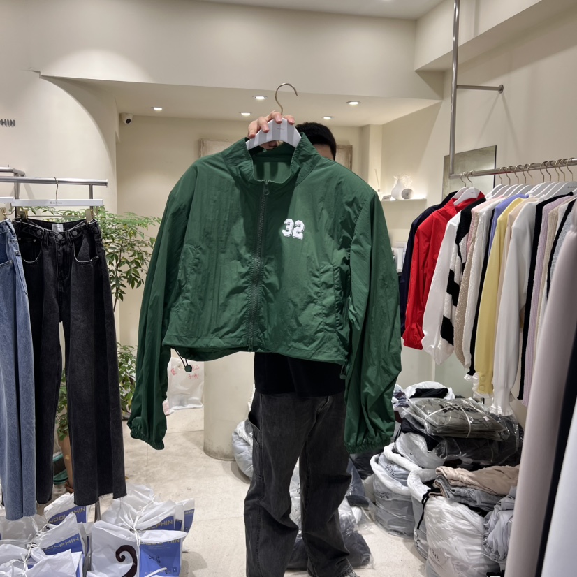 ENDOLPHIN直郵韓國代購㊣女裝新品推薦時尚熱賣25春夏夾克拉鏈ENDOLPHIN夾克圖色2