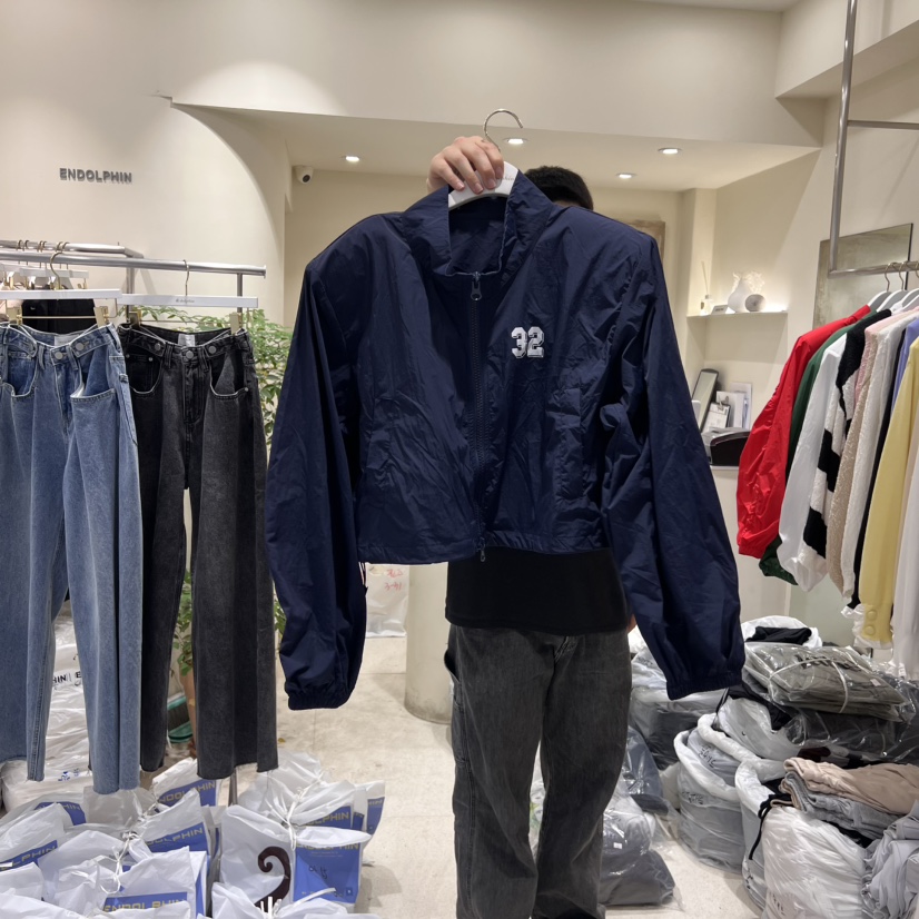 ENDOLPHIN直郵韓國代購㊣女裝新品推薦時尚熱賣25春夏夾克拉鏈ENDOLPHIN夾克圖色4