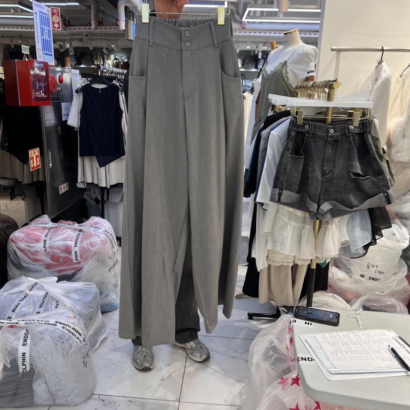 ENDOLPHIN韓國㊣直郵東大門代購女裝新品時尚熱賣25春夏休閑褲ENDOLPHIN休閑褲圖色3
