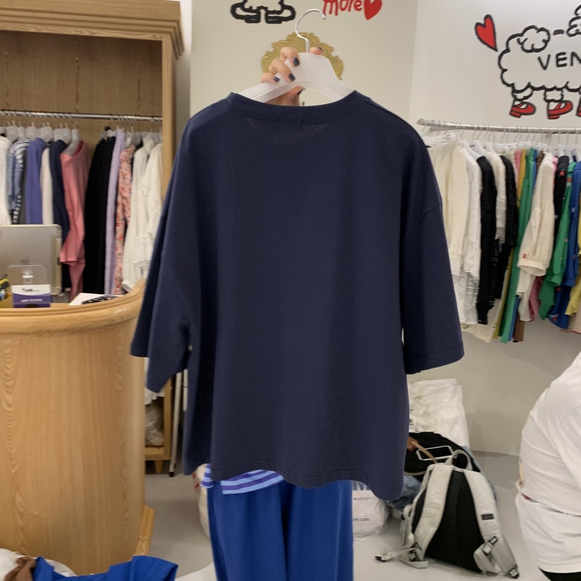 VENTI韓國直郵㊣女裝新款時尚推薦休閑25春夏人氣熱賣T恤VENTIT恤