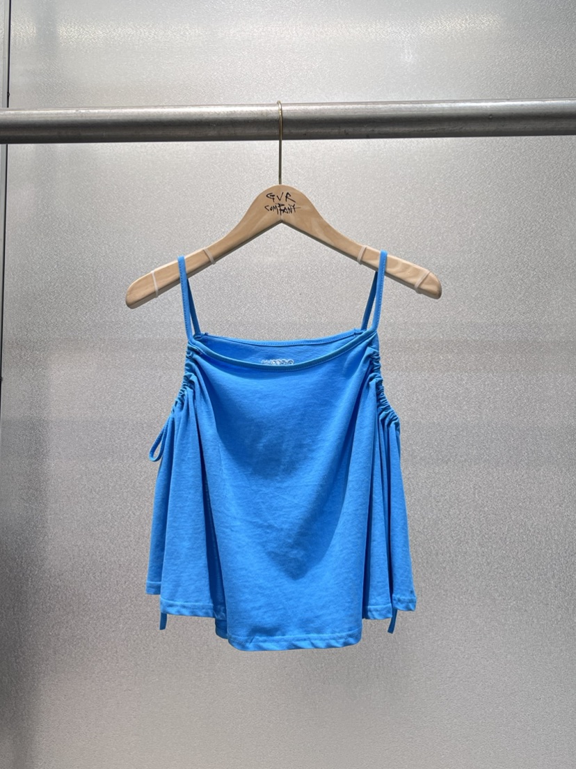 VARY COON韓國直郵㊣東大門實拍女裝新品25春夏吊帶背心荷葉邊GVR-VARY COON吊帶/背心圖色2