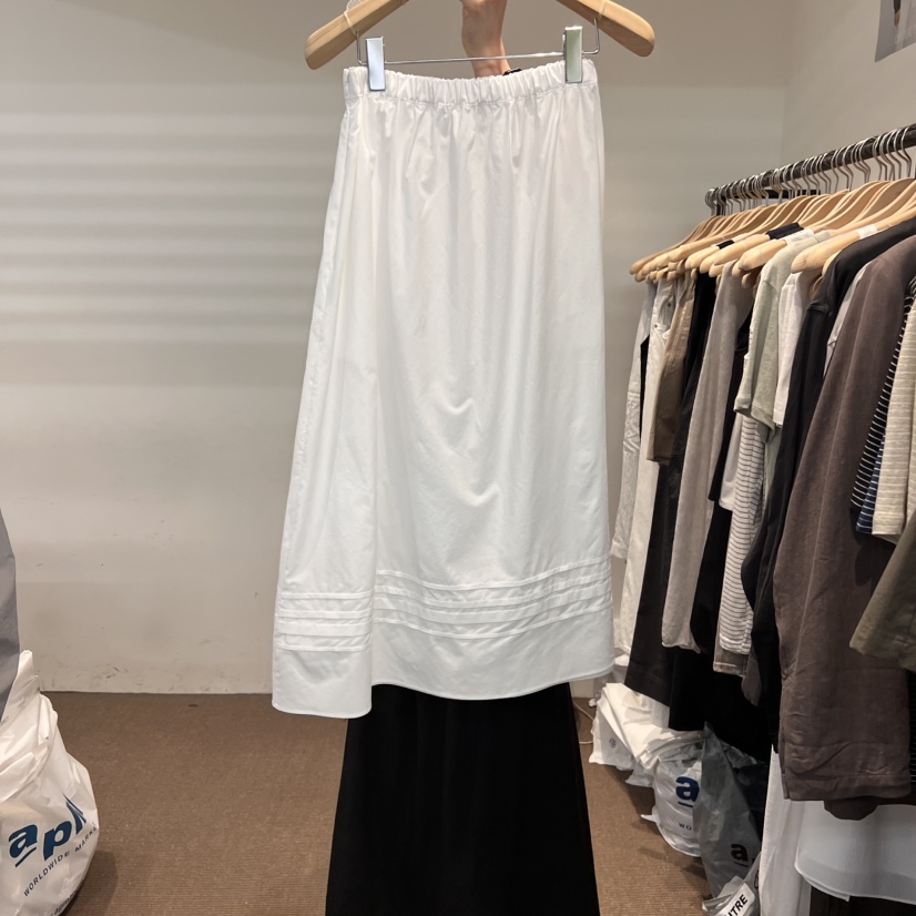 OBJECT韓國直郵㊣東大門實拍女裝新款休閑25春夏半身裙中短裙OBJECT半身裙/中短裙