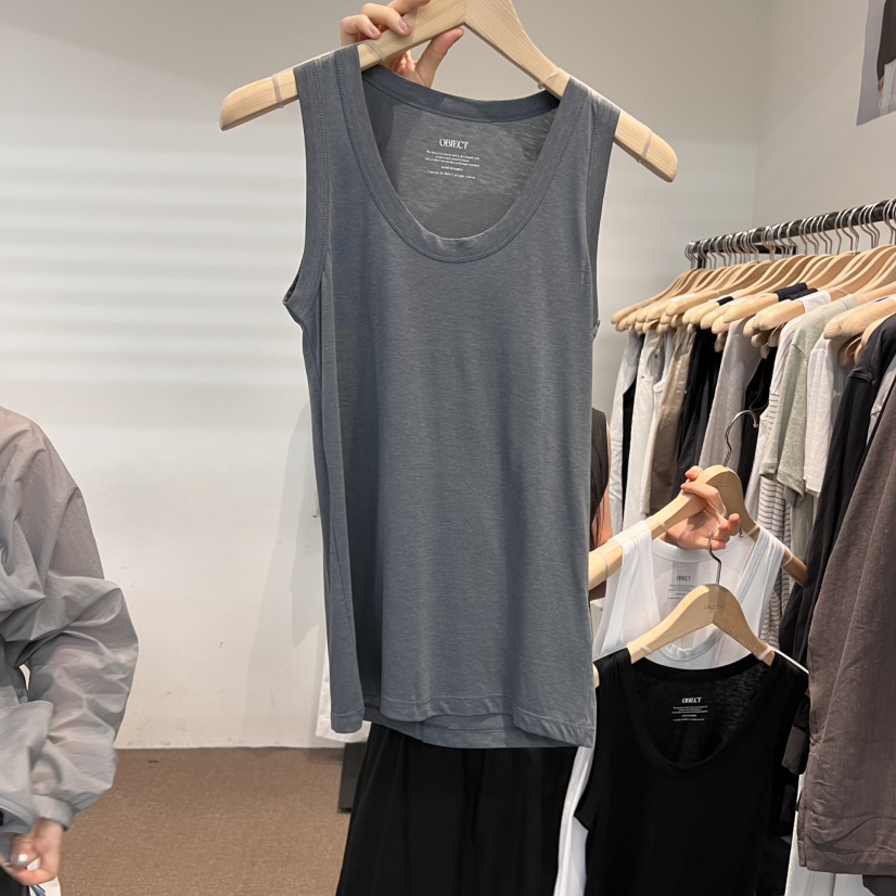 OBJECT直郵韓國代購㊣女裝新款時尚休閑25春夏熱賣吊帶背心OBJECT吊帶/背心圖色3