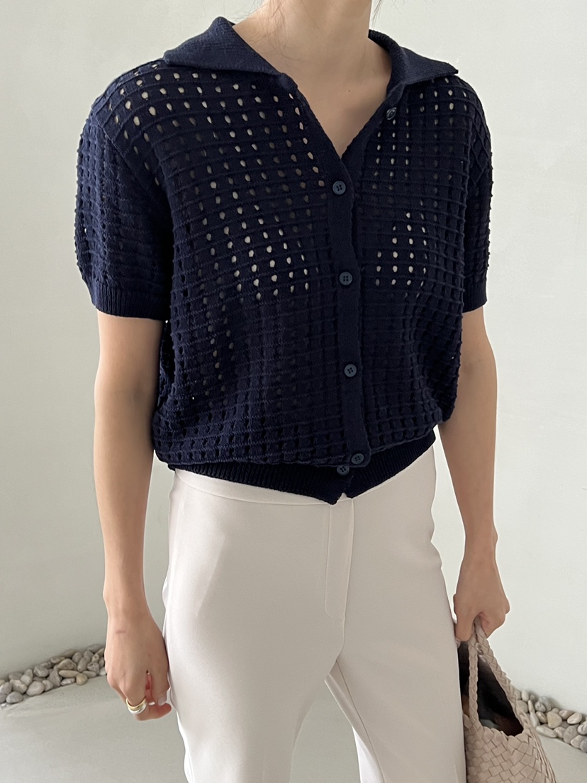 DEMAR韓國㊣直郵東大門代購女裝新品時尚25春夏推薦人氣針織衫DEMAR針織衫圖色2