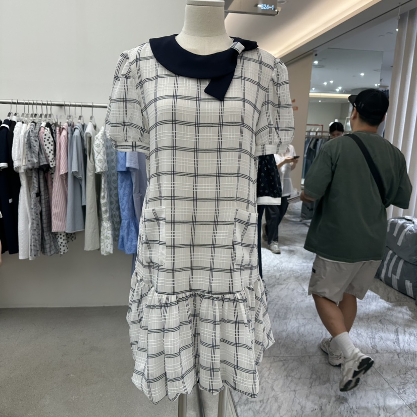 ANNA VERRY-P韓國㊣直郵東大門代購女裝新品時尚休閑連衣裙ANNA VERRY/BELIEVE連衣裙