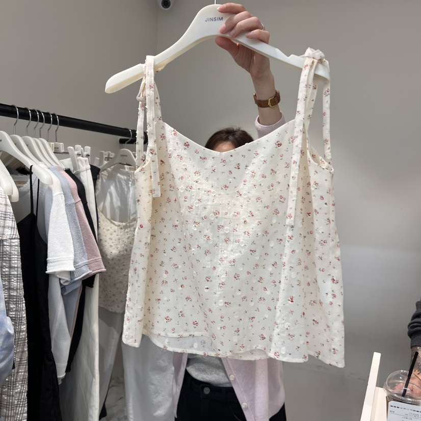 JINSIM韓國直郵㊣東大門實拍女裝新品人氣25春夏時尚吊帶背心JINSIM吊帶/背心圖色1