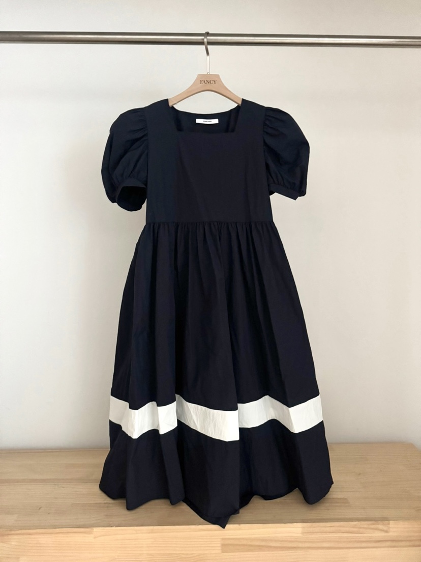 SOMETHING-L直郵韓國代購㊣女裝新品25春夏人氣熱賣連衣裙Something/FANCY連衣裙圖色2