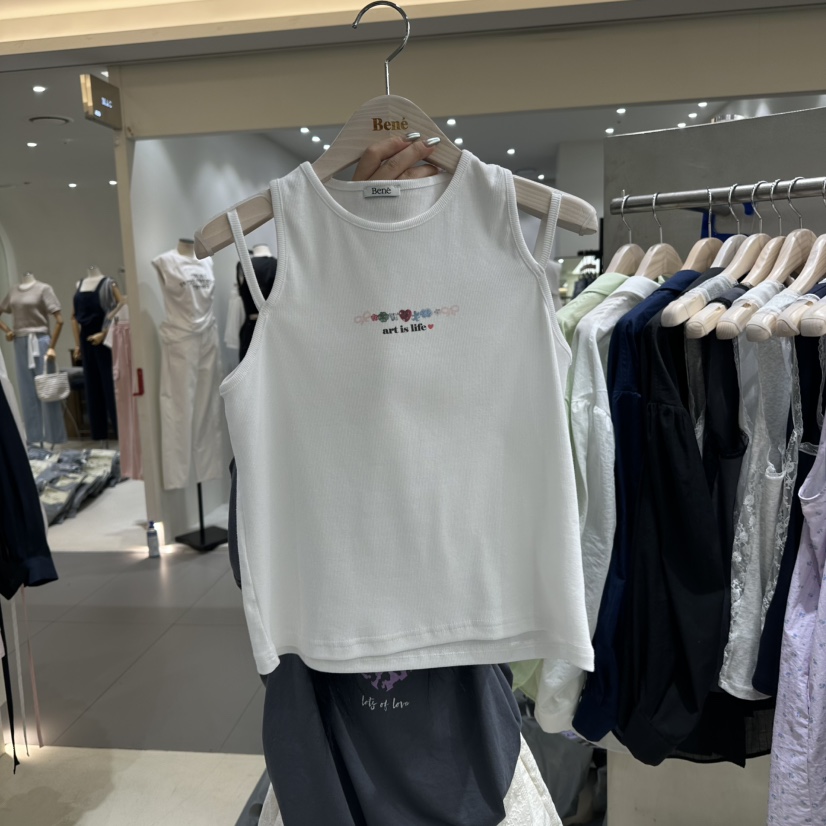 BENE直郵韓國代購㊣女裝新款推薦人氣時尚熱賣休閑吊帶背心BENE吊帶/背心圖色2