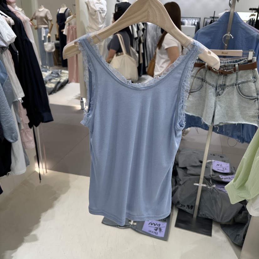 BENE韓國直郵㊣東大門實拍女裝新款休閑25春夏時尚吊帶背心BENE吊帶/背心