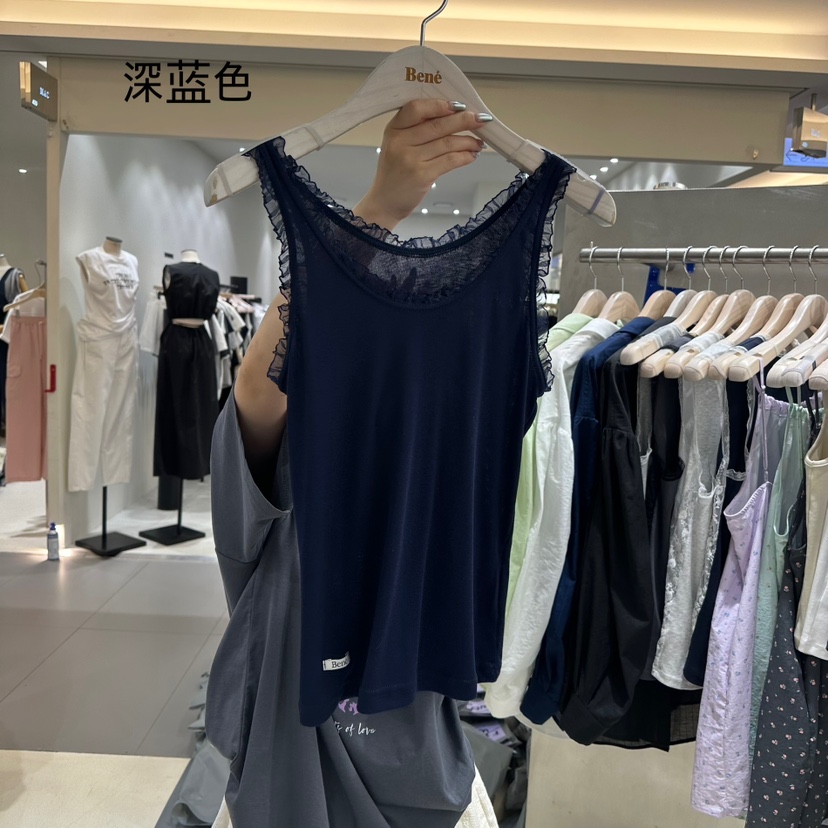 BENE韓國直郵㊣東大門實拍女裝新款休閑25春夏時尚吊帶背心BENE吊帶/背心圖色5