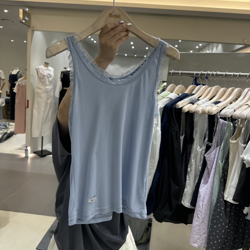 BENE韓國直郵㊣東大門實拍女裝新款休閑25春夏時尚吊帶背心BENE吊帶/背心圖色6