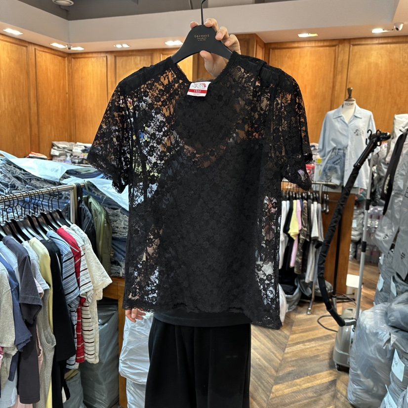 GARMENT-P韓國直郵㊣東大門實拍女裝新款人氣襯衫蕾絲衫蕾絲GARMENT襯衫/蕾絲衫圖色3