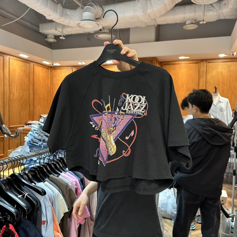 GARMENT-P韓國直郵㊣東大門實拍女裝新款25春夏熱賣人氣T恤GARMENTT恤圖色2