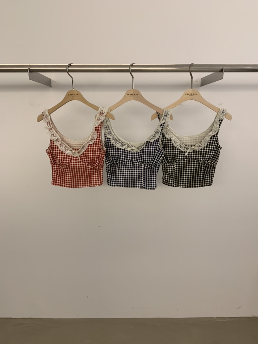 UNDER KEY韓國直郵㊣女裝新品25春夏人氣休閑時尚吊帶背心UNDER KEY吊帶/背心