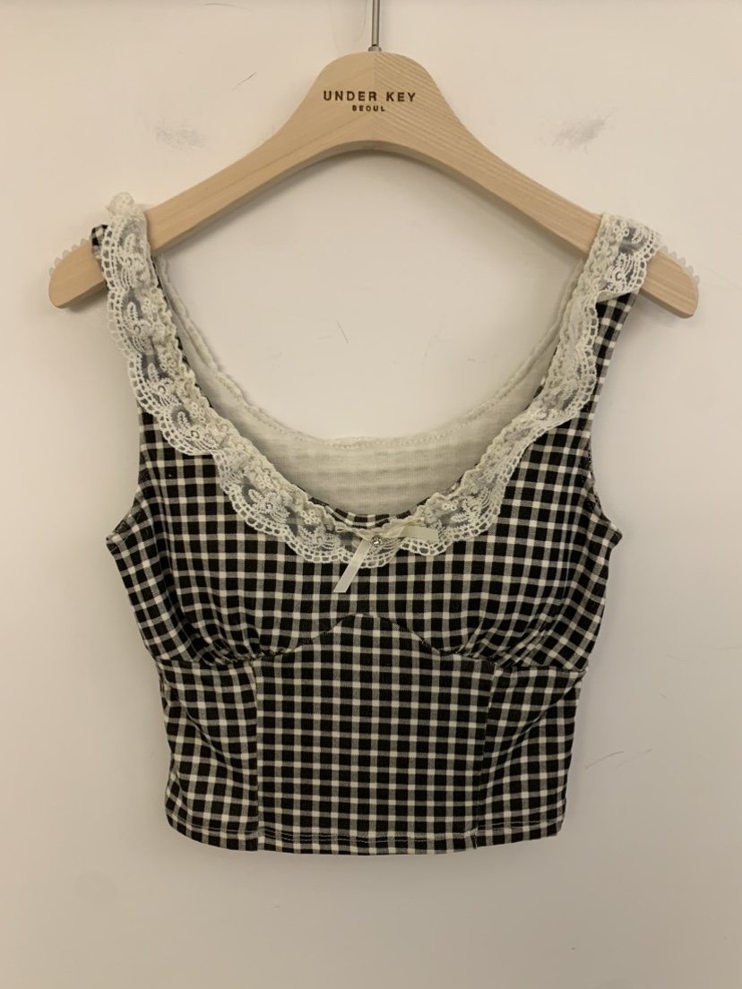 UNDER KEY韓國直郵㊣女裝新品25春夏人氣休閑時尚吊帶背心UNDER KEY吊帶/背心