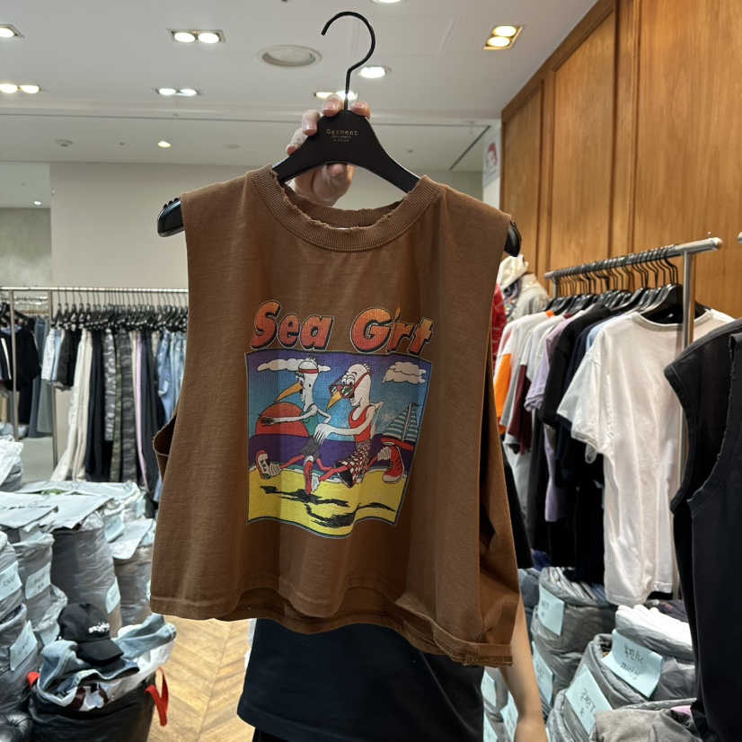 GARMENT-P韓國㊣直郵東大門代購女裝新品推薦熱賣吊帶背心鴨GARMENT吊帶/背心圖色2