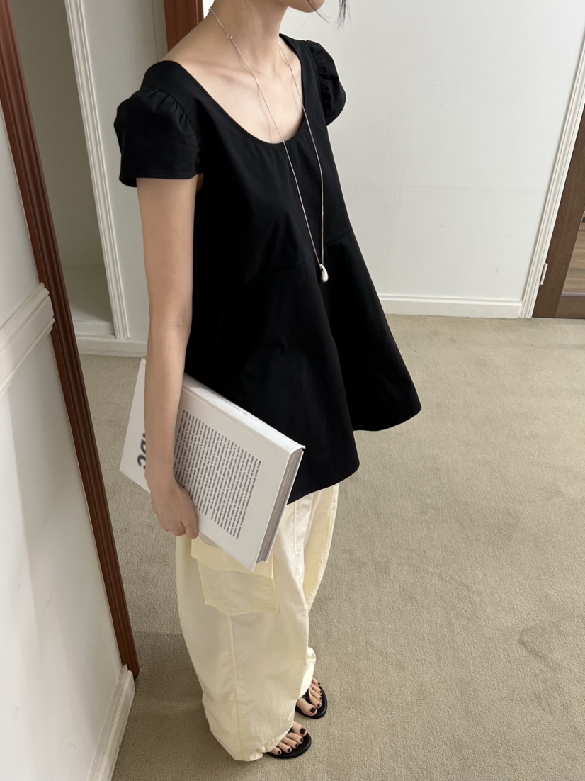 ME MO韓國㊣直郵東大門代購女裝新品時尚人氣25春夏襯衫蕾絲衫ME MO襯衫/蕾絲衫