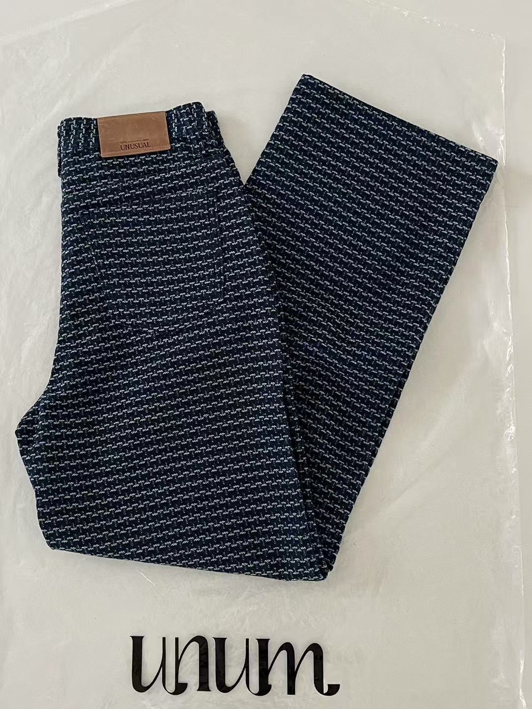 UNUSUALMARKET直郵韓國代購㊣女裝新品推薦熱賣時尚25春夏休閑褲UNUM-UNUSUAL MARKET休閑褲