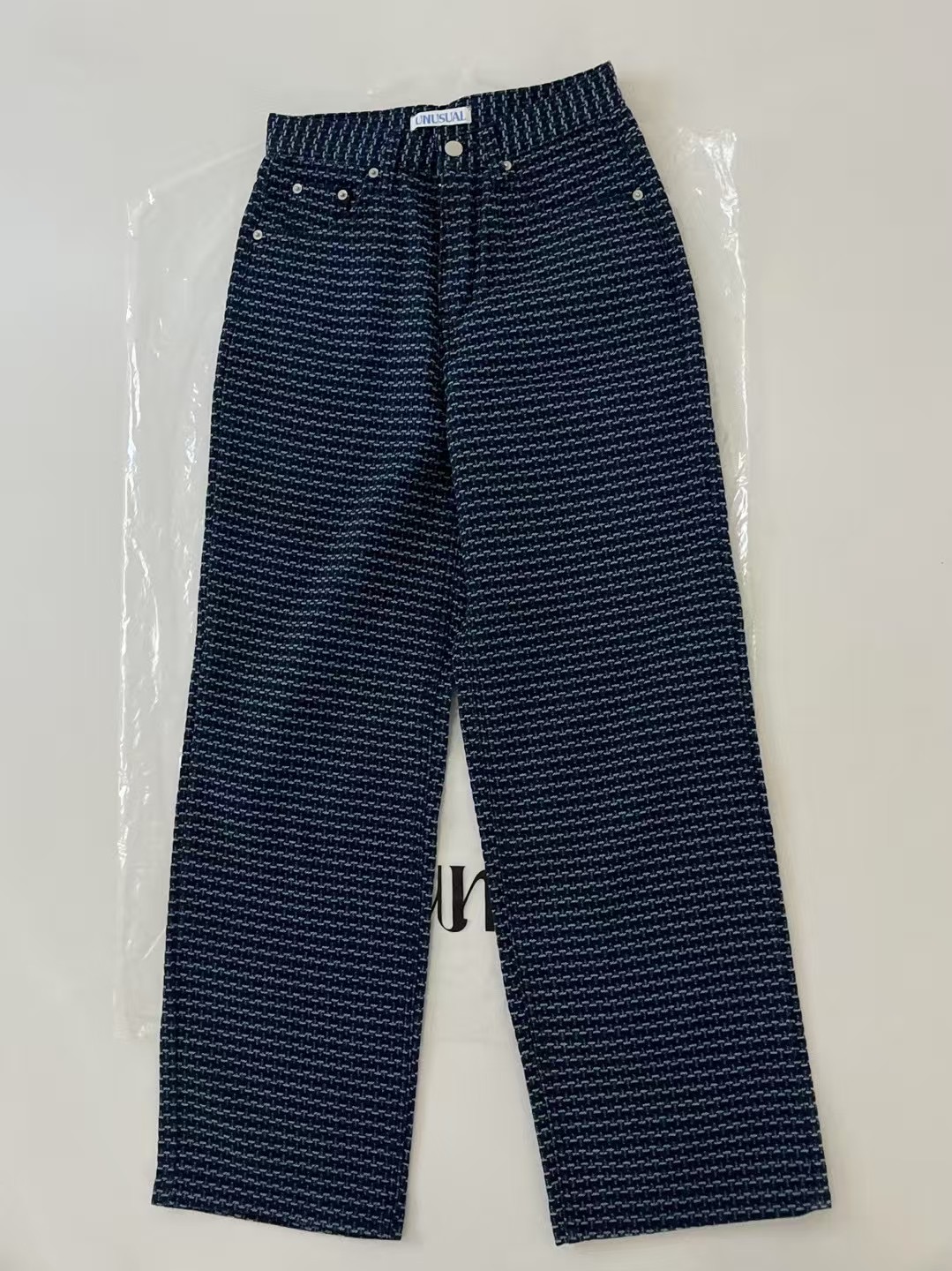 UNUSUALMARKET直郵韓國代購㊣女裝新品推薦熱賣時尚25春夏休閑褲UNUM-UNUSUAL MARKET休閑褲圖色1