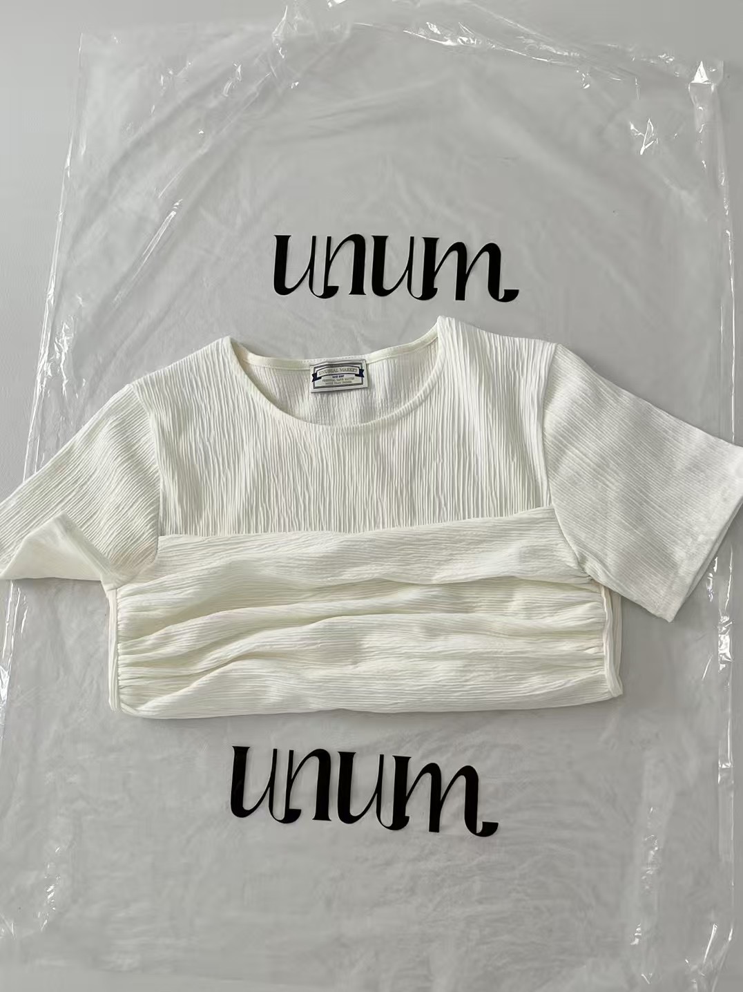 UNUSUALMARKET直郵韓國代購㊣女裝新款推薦休閑25春夏熱賣T恤UNUM-UNUSUAL MARKETT恤